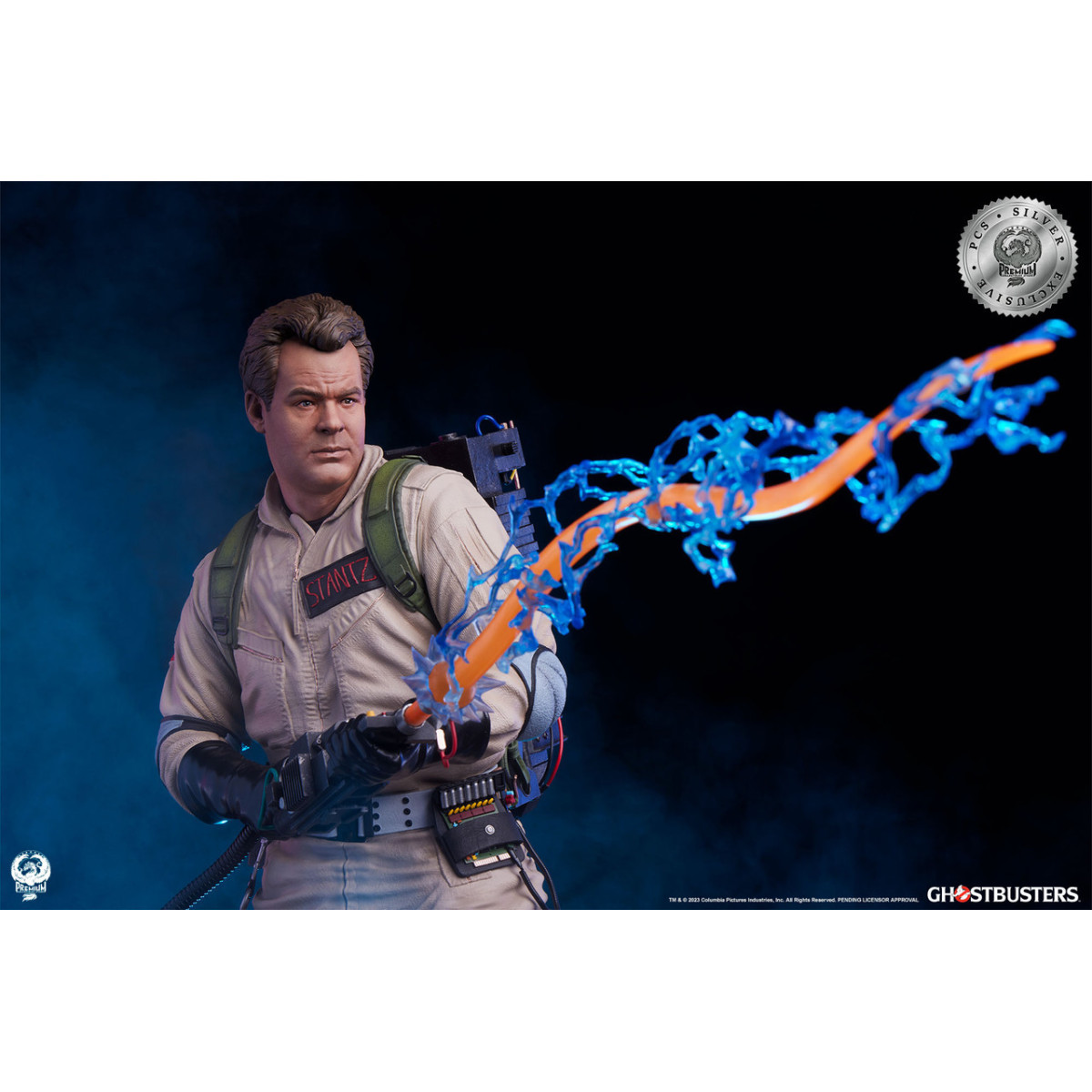 Premium Collectibles Studio PCS - Ray Stantz Argento Esclusivo 1/4 - Ghostbusters - Ghostbusters