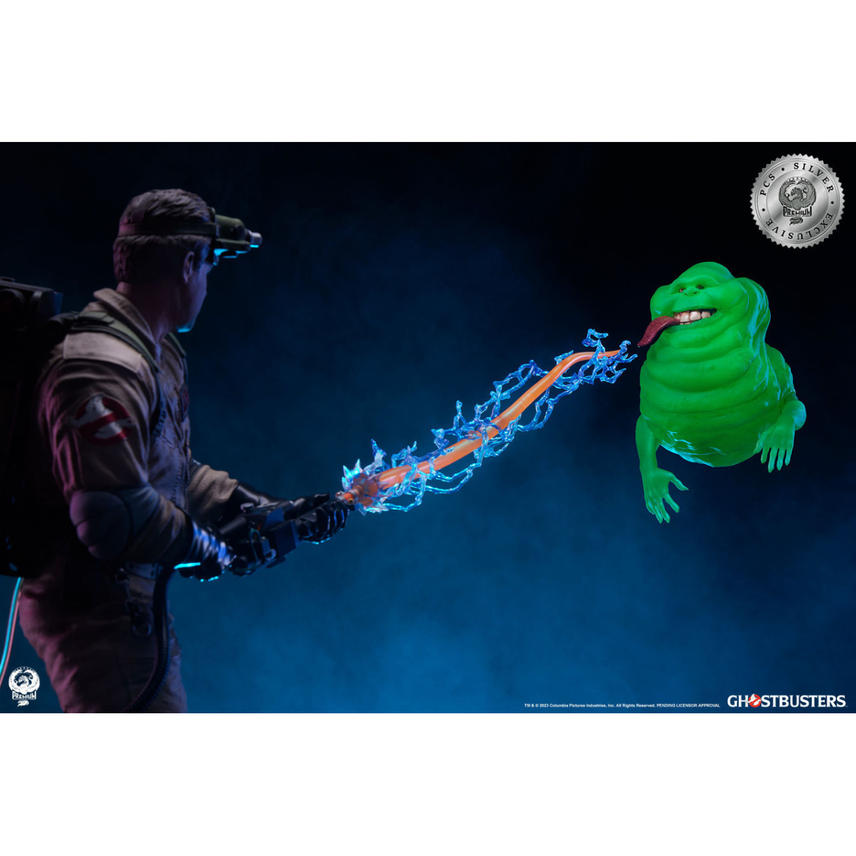 Premium Collectibles Studio PCS - Ray Stantz Argento Esclusivo 1/4 - Ghostbusters - Ghostbusters