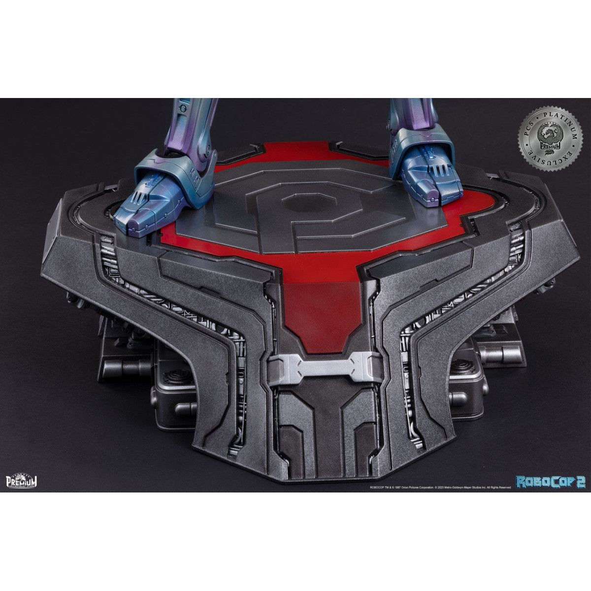 Premium Collectibles Studio PCS RoboCop 2 Statua esclusiva Platinum 1/3