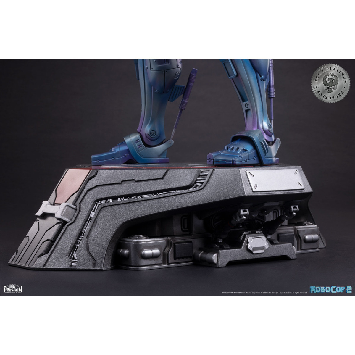 Premium Collectibles Studio PCS RoboCop 2 Statua esclusiva Platinum 1/3