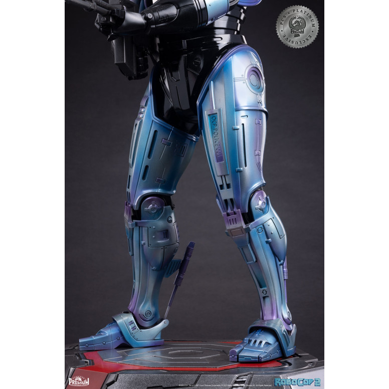 Premium Collectibles Studio PCS RoboCop 2 Statua esclusiva Platinum 1/3
