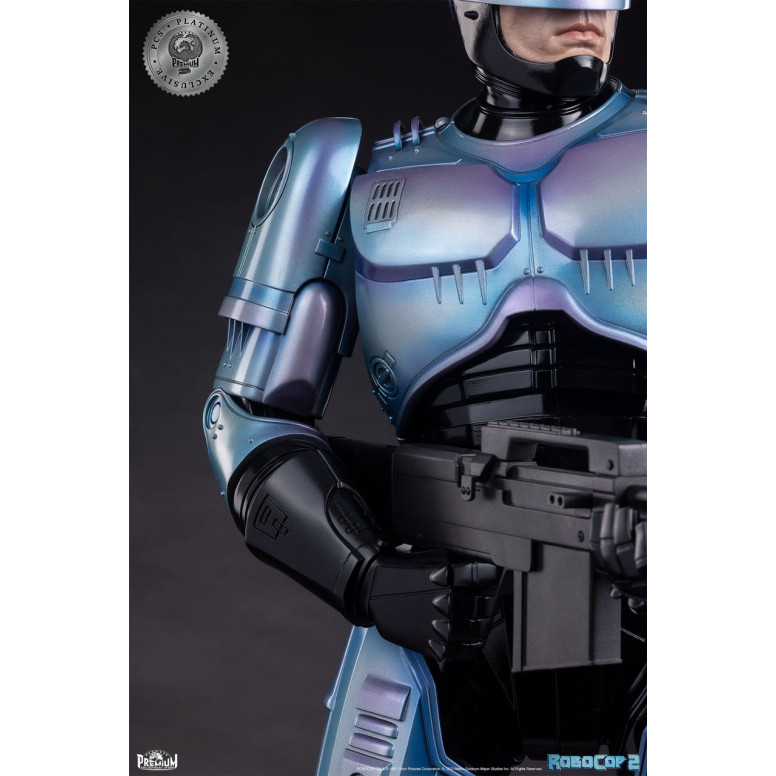 Premium Collectibles Studio PCS RoboCop 2 Statua esclusiva Platinum 1/3
