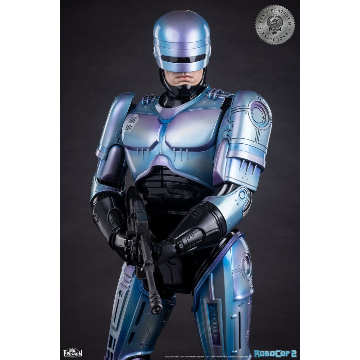Premium Collectibles Studio PCS RoboCop 2 Statua esclusiva Platinum 1/3
