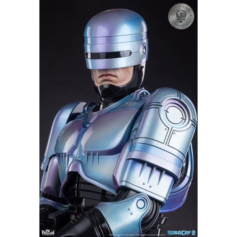 Premium Collectibles Studio PCS RoboCop 2 Statua esclusiva Platinum 1/3