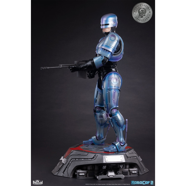 Premium Collectibles Studio PCS RoboCop 2 Statua esclusiva Platinum 1/3