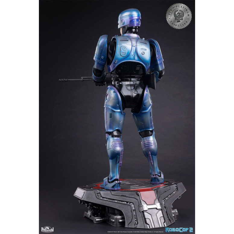 Premium Collectibles Studio PCS RoboCop 2 Statua esclusiva Platinum 1/3