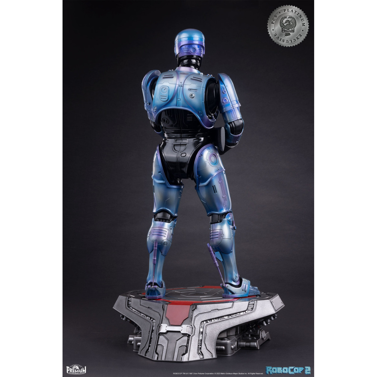 Premium Collectibles Studio PCS RoboCop 2 Statua esclusiva Platinum 1/3