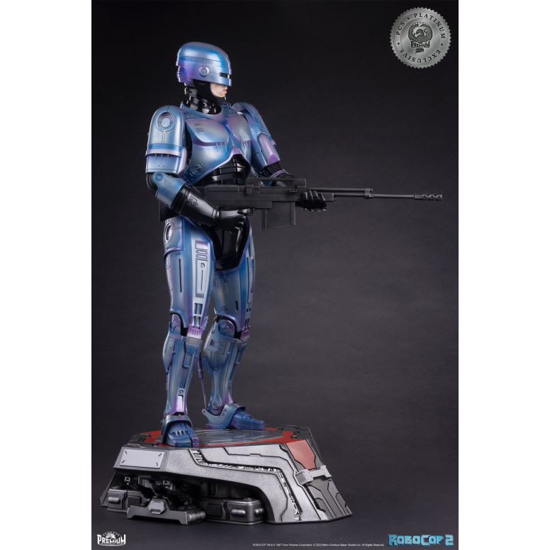 Premium Collectibles Studio PCS RoboCop 2 Statua esclusiva Platinum 1/3