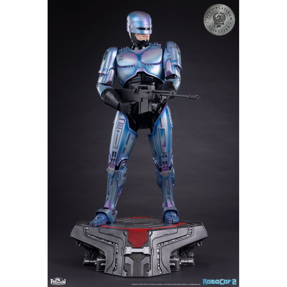 Premium Collectibles Studio PCS RoboCop 2 Statua esclusiva Platinum 1/3