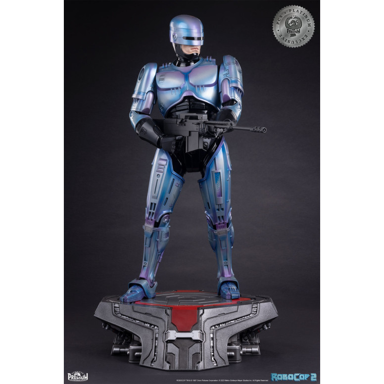 Premium Collectibles Studio PCS RoboCop 2 Statua esclusiva Platinum 1/3
