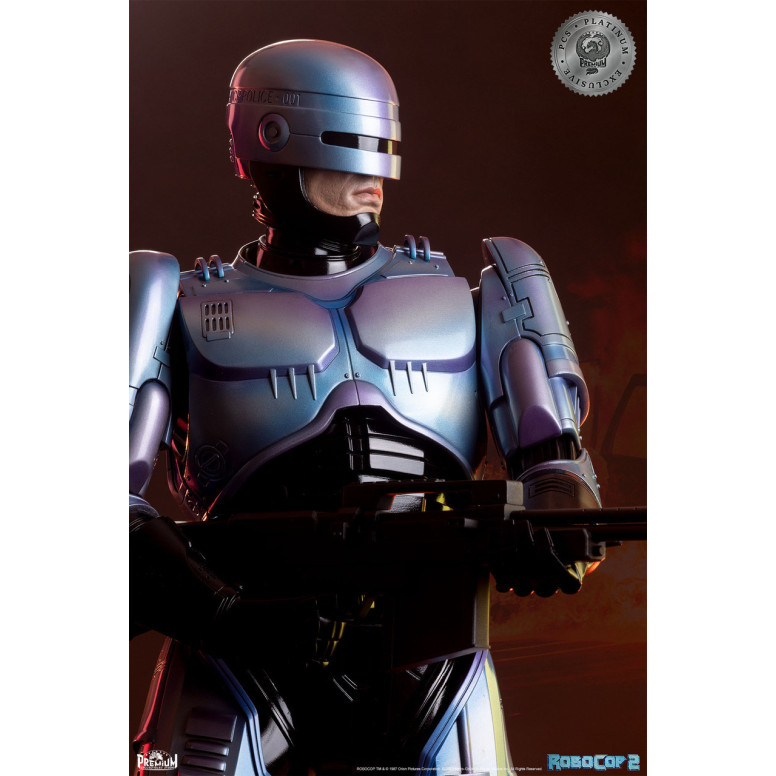 Premium Collectibles Studio PCS RoboCop 2 Statua esclusiva Platinum 1/3
