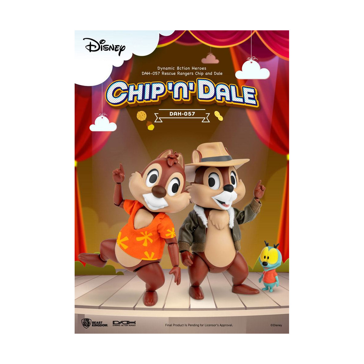 Beast Kingdom Disney - Cip e Ciop i Risk Rangers - Dynamic Action Heroes 1/9 - Chip & Dale