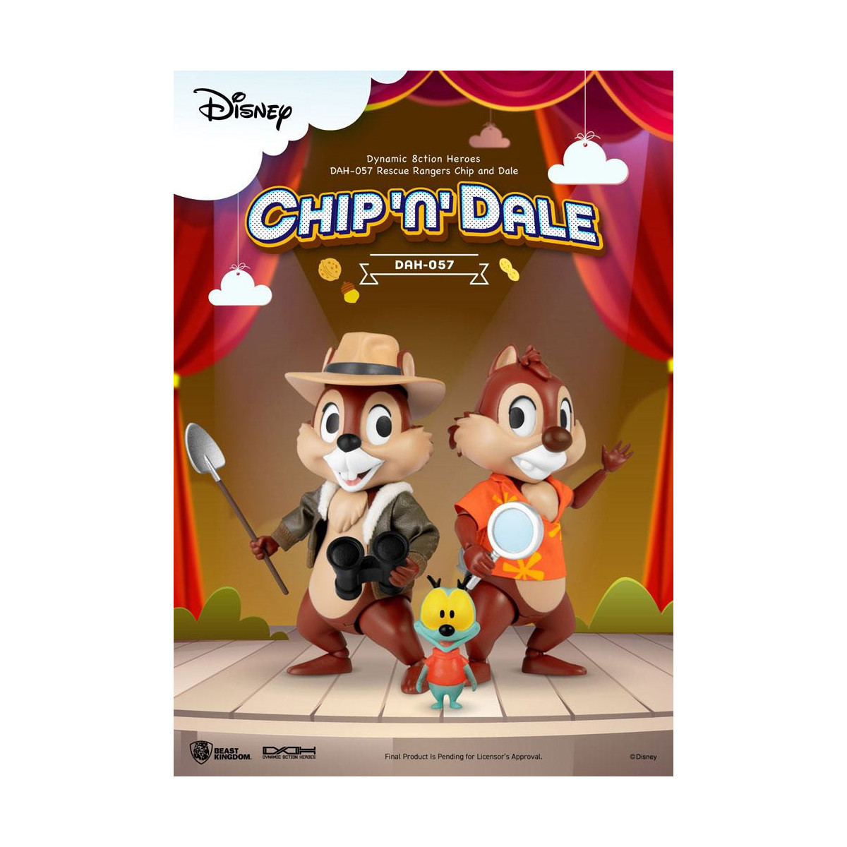 Beast Kingdom Disney - Cip e Ciop i Risk Rangers - Dynamic Action Heroes 1/9 - Chip & Dale