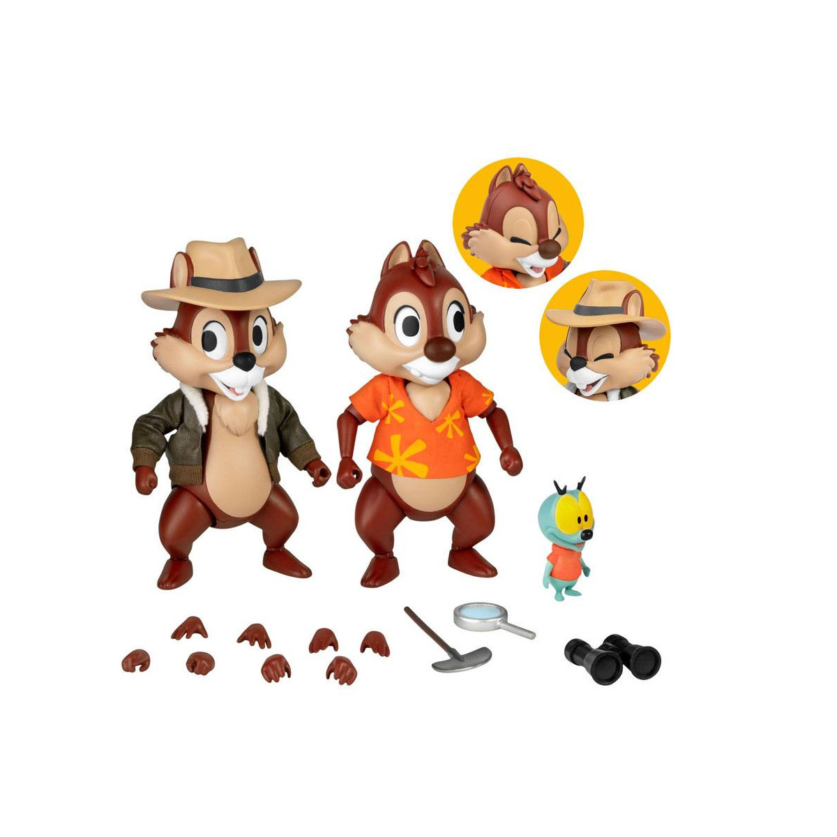 Beast Kingdom Disney - Cip e Ciop i Risk Rangers - Dynamic Action Heroes 1/9 - Chip & Dale