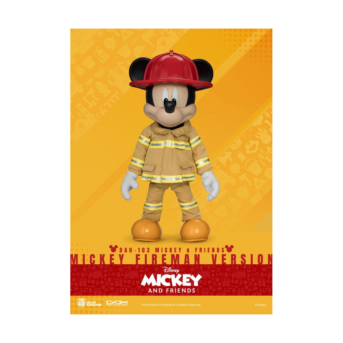 Beast Kingdom - Topolino & Friends - Topolino Pompiere Ver. action figure Dynamic Action Heroes 1/9