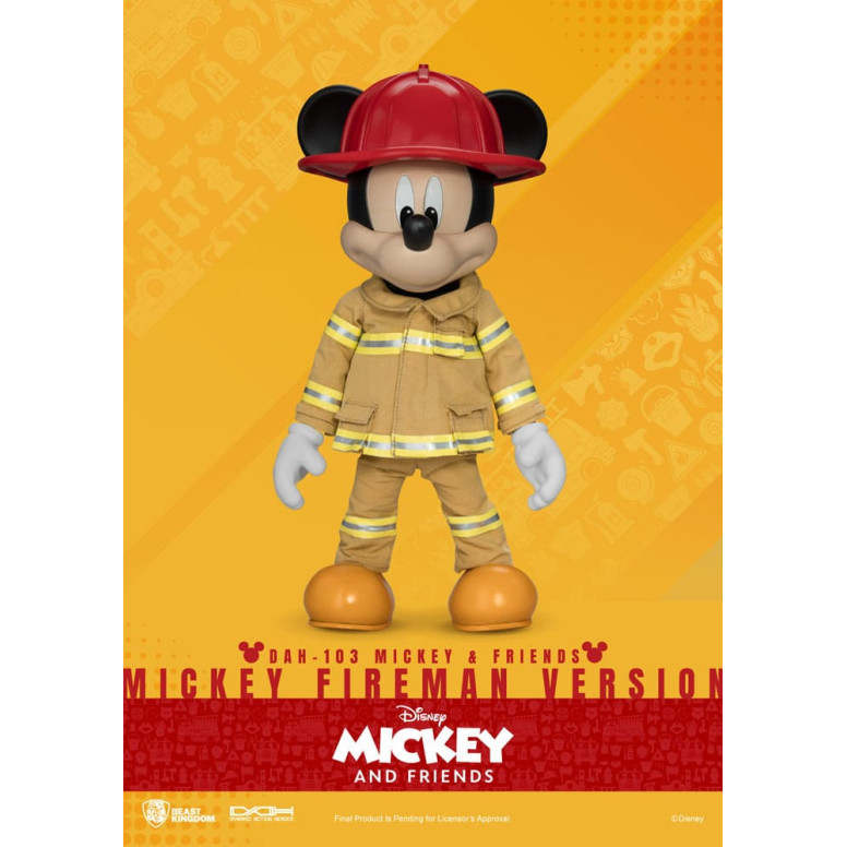 Beast Kingdom - Topolino & Friends - Topolino Pompiere Ver. action figure Dynamic Action Heroes 1/9