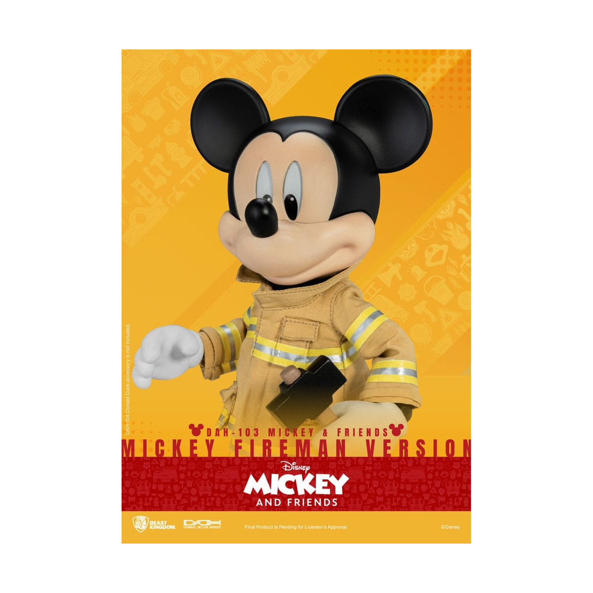 Beast Kingdom - Topolino & Friends - Topolino Pompiere Ver. action figure Dynamic Action Heroes 1/9