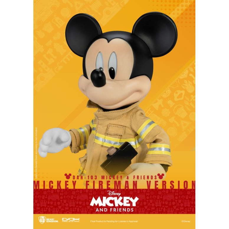 Beast Kingdom - Topolino & Friends - Topolino Pompiere Ver. action figure Dynamic Action Heroes 1/9
