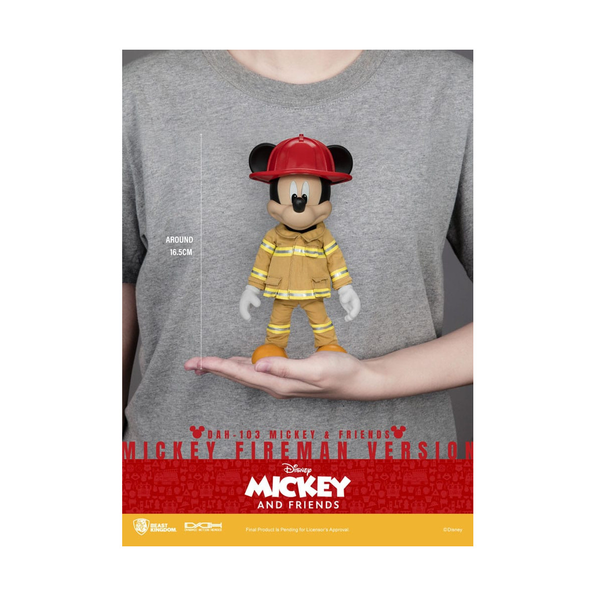 Beast Kingdom - Topolino & Friends - Topolino Pompiere Ver. action figure Dynamic Action Heroes 1/9