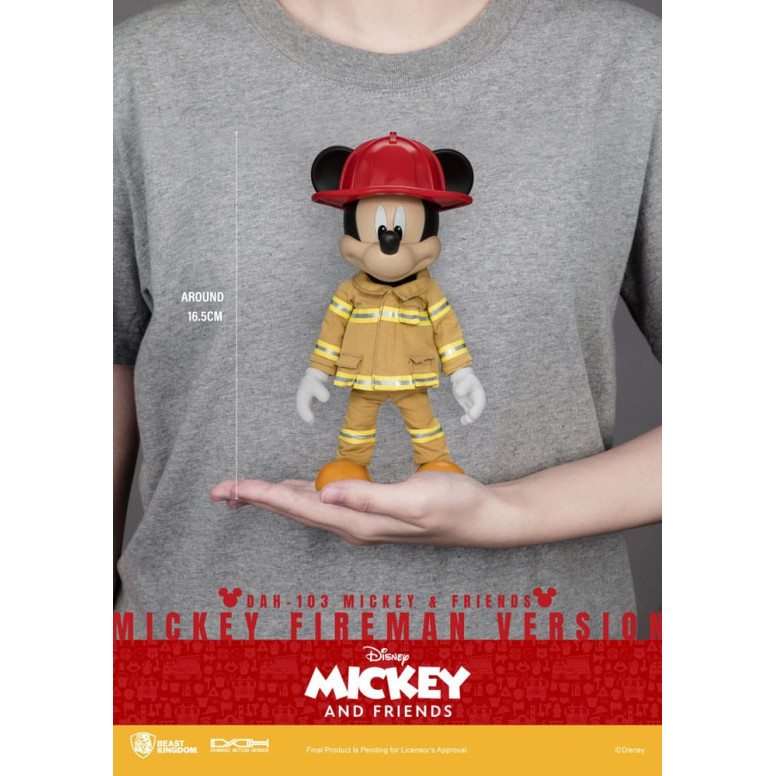 Beast Kingdom - Topolino & Friends - Topolino Pompiere Ver. action figure Dynamic Action Heroes 1/9