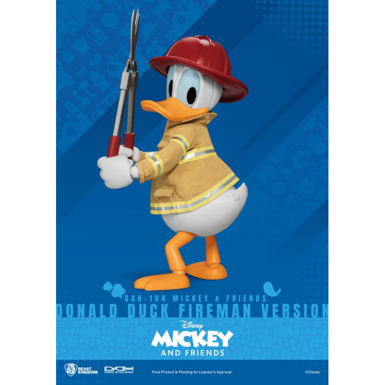 Beast Kingdom - Topolino & Friends - Paperino Pompiere Ver. action figure Dynamic Action Heroes 1/9