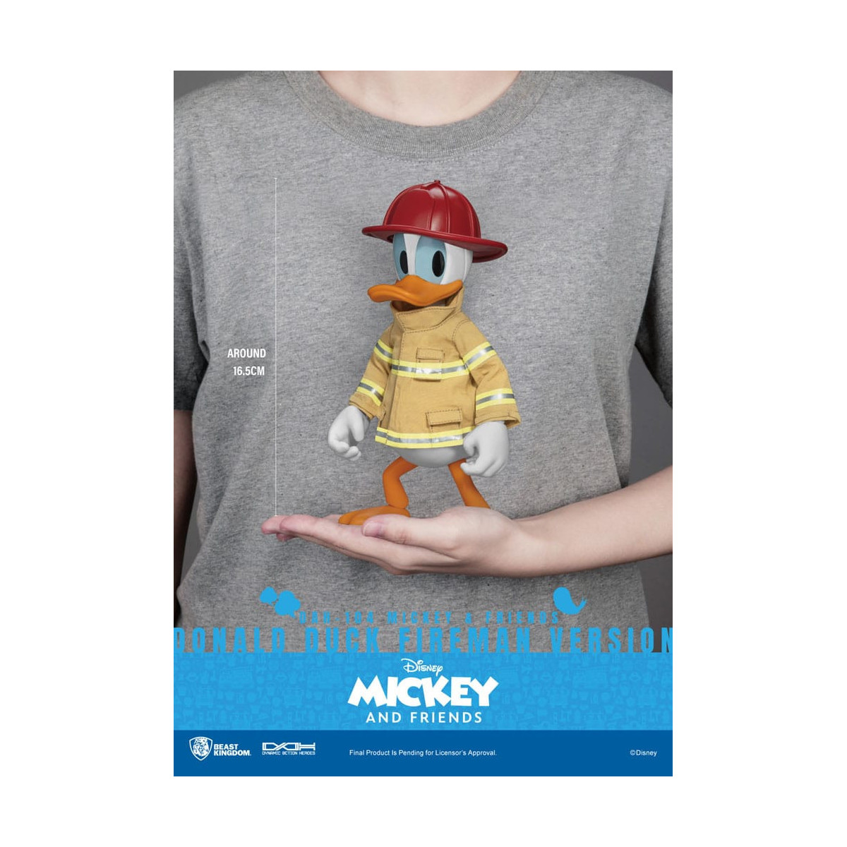 Beast Kingdom - Topolino & Friends - Paperino Pompiere Ver. action figure Dynamic Action Heroes 1/9