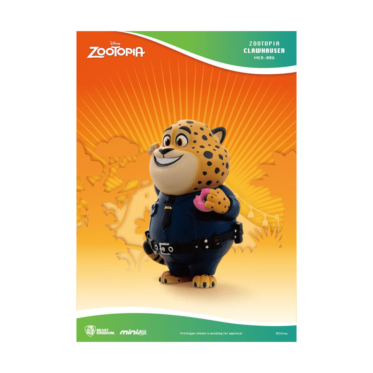 Beast Kingdom - Mini Egg Attack - Zootopia - Zootopie - set di 6 mini figure