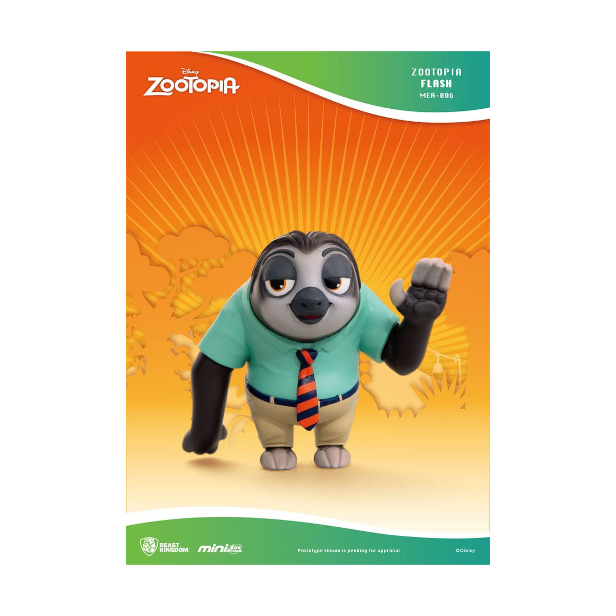 Beast Kingdom - Mini Egg Attack - Zootopia - Zootopie - set di 6 mini figure