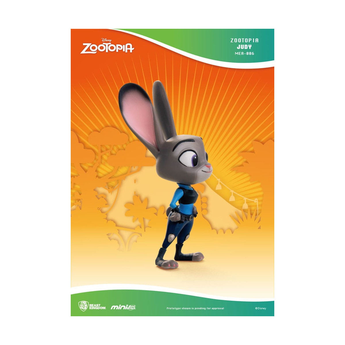 Beast Kingdom - Mini Egg Attack - Zootopia - Zootopie - set di 6 mini figure