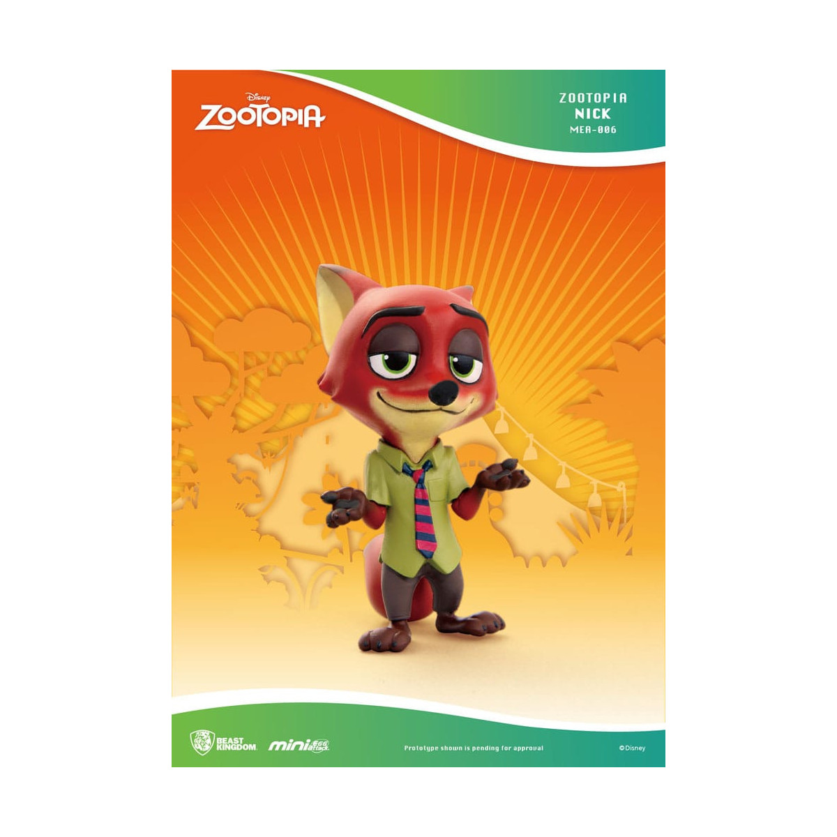 Beast Kingdom - Mini Egg Attack - Zootopia - Zootopie - set di 6 mini figure