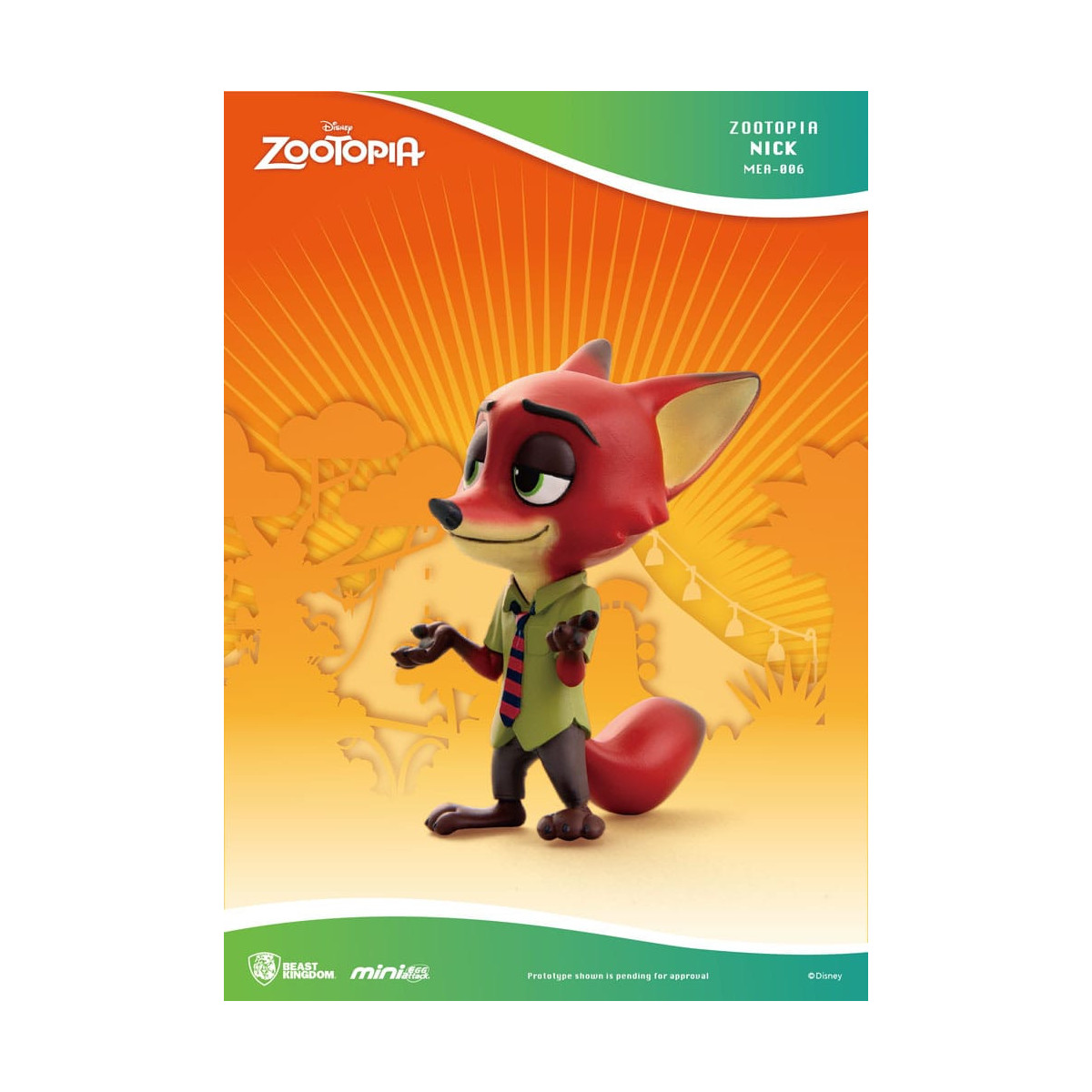 Beast Kingdom - Mini Egg Attack - Zootopia - Zootopie - set di 6 mini figure