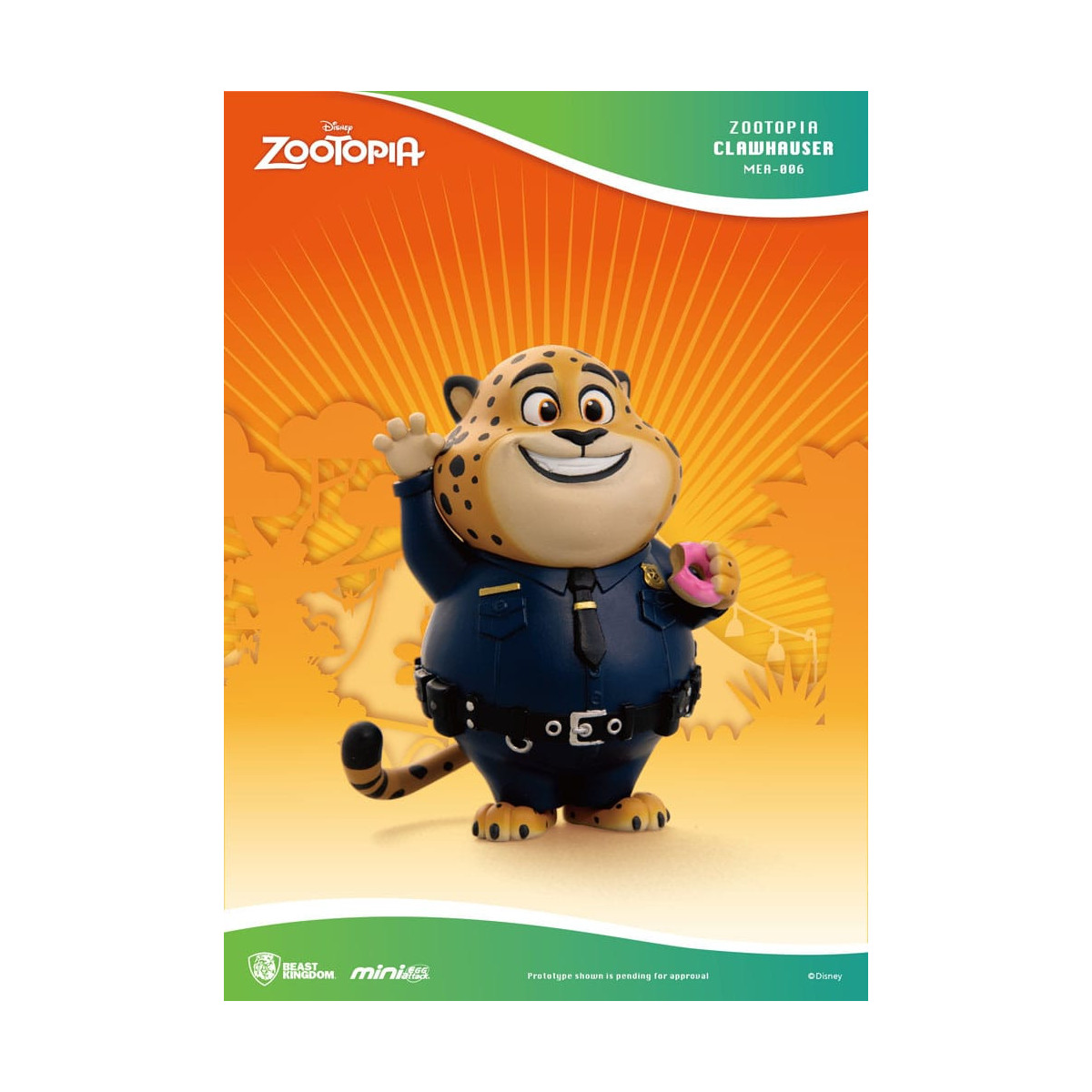 Beast Kingdom - Mini Egg Attack - Zootopia - Zootopie - set di 6 mini figure