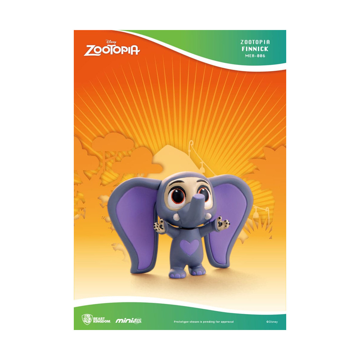 Beast Kingdom - Mini Egg Attack - Zootopia - Zootopie - set di 6 mini figure