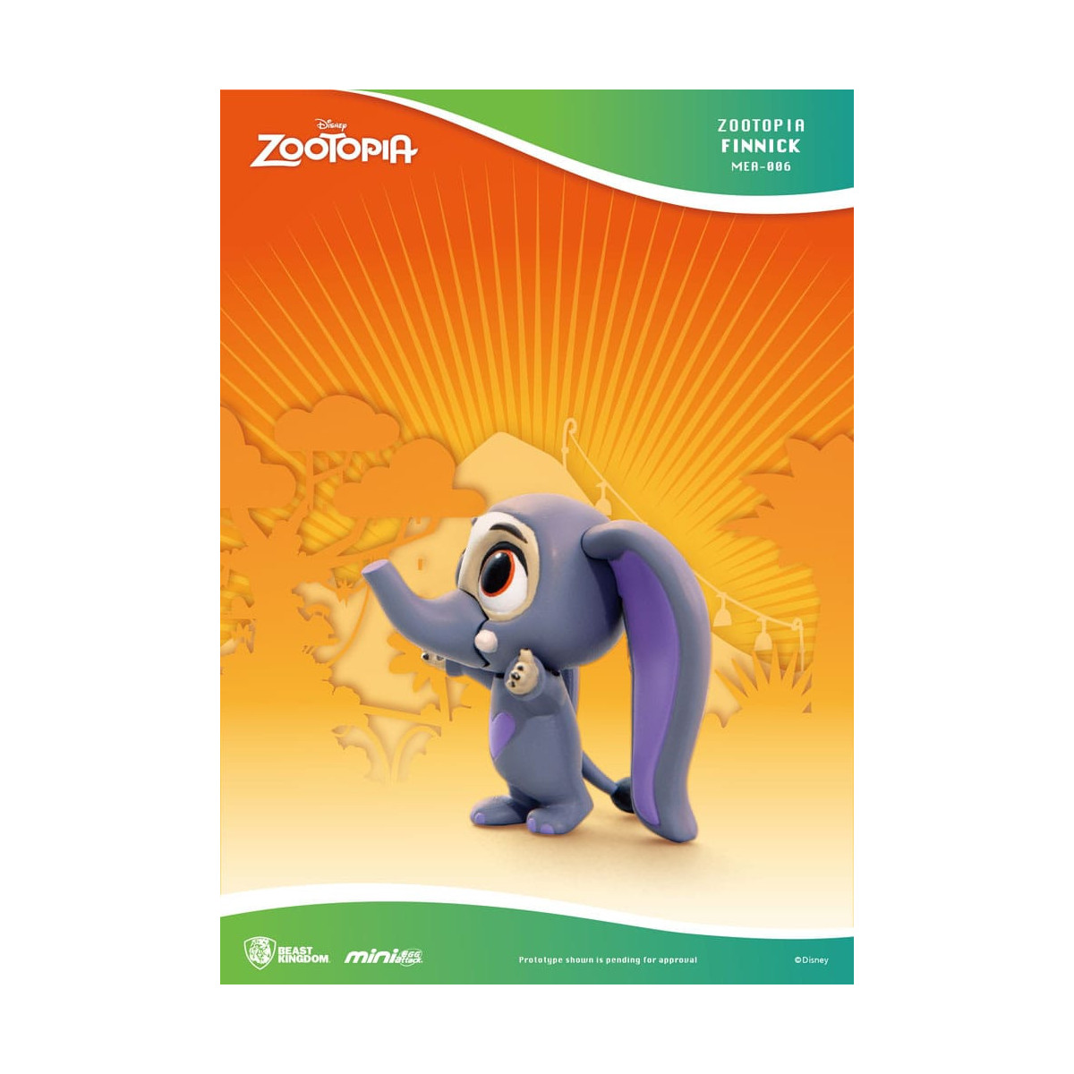 Beast Kingdom - Mini Egg Attack - Zootopia - Zootopie - set di 6 mini figure