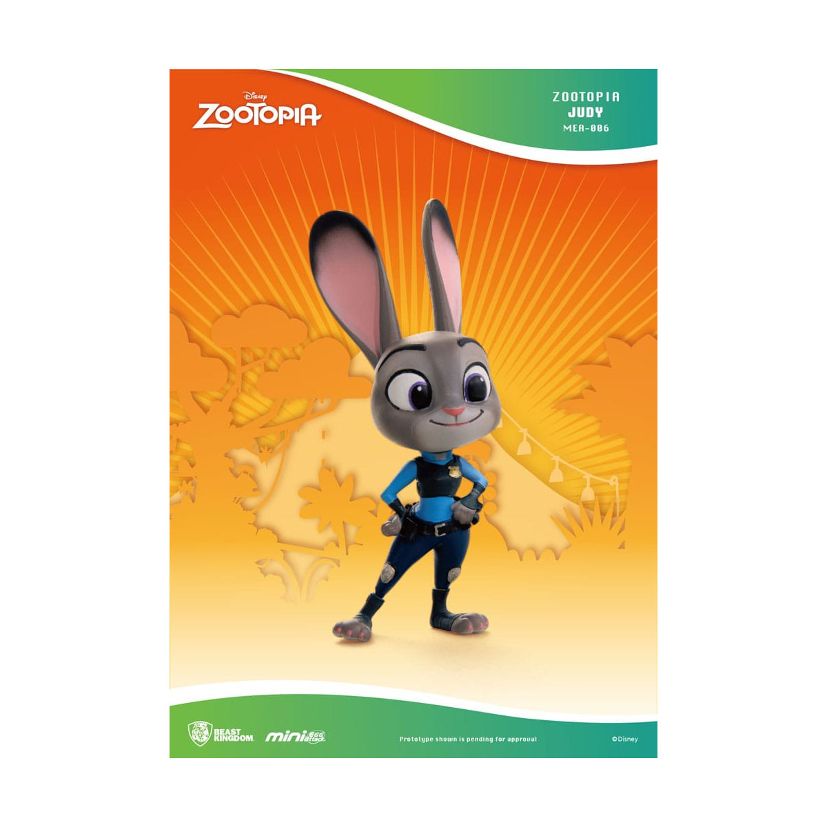Beast Kingdom - Mini Egg Attack - Zootopia - Zootopie - set di 6 mini figure