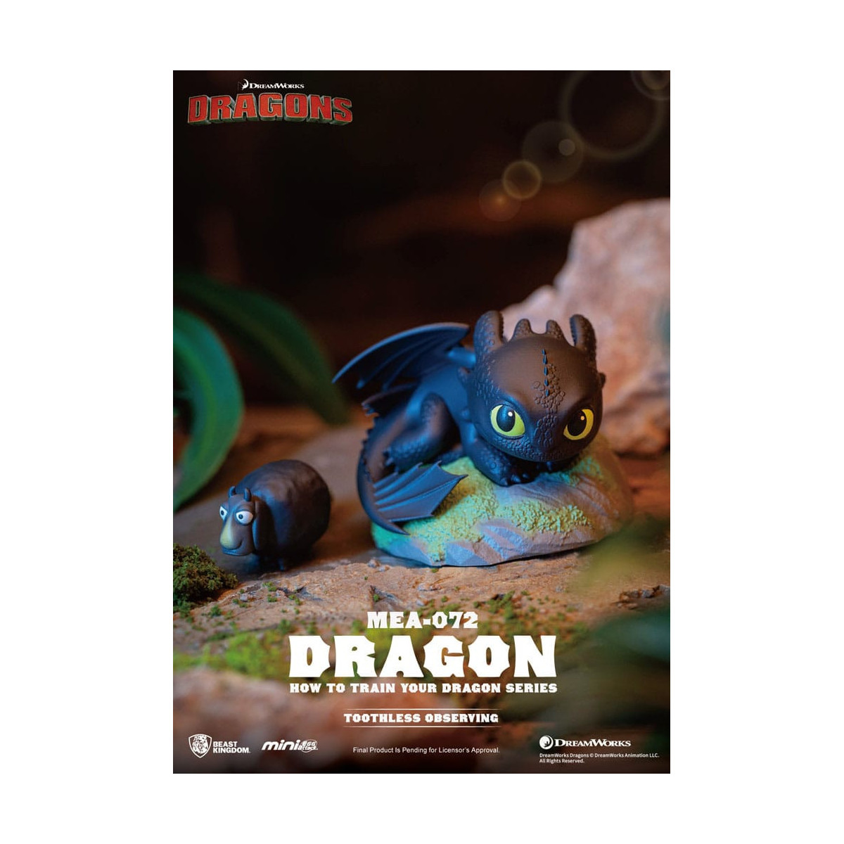 Beast Kingdom - Mini Egg Attack - Come addestrare il tuo Dragon - set di 6 miniature