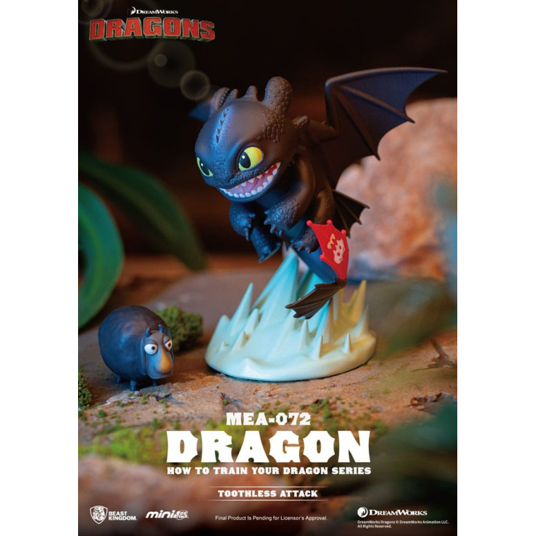 Beast Kingdom - Mini Egg Attack - Come addestrare il tuo Dragon - set di 6 miniature
