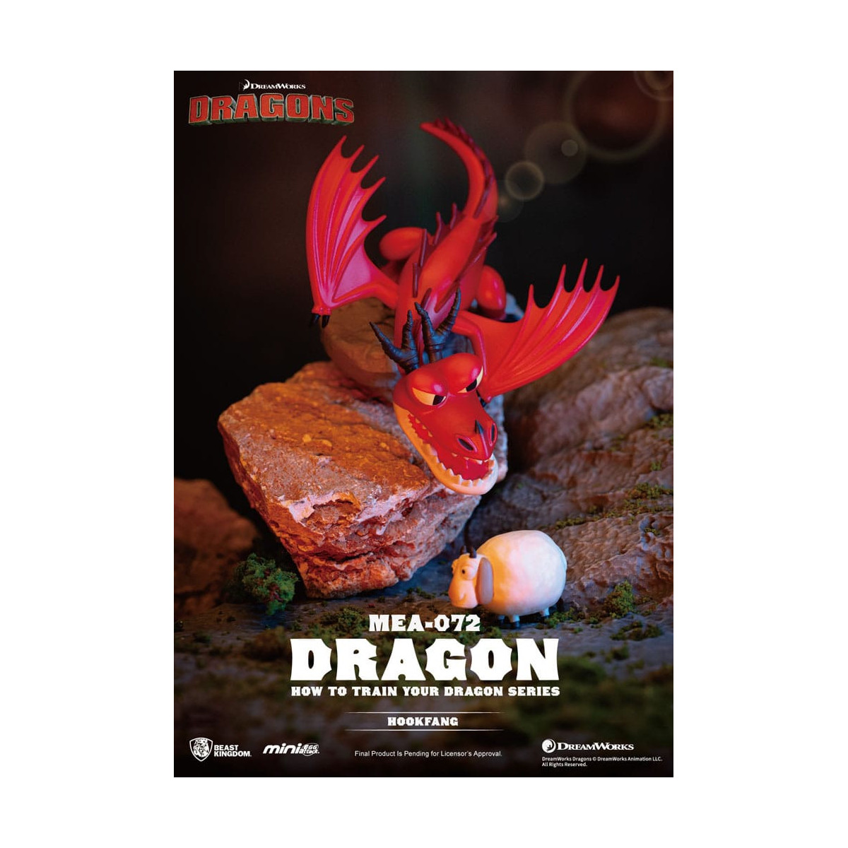 Beast Kingdom - Mini Egg Attack - Come addestrare il tuo Dragon - set di 6 miniature