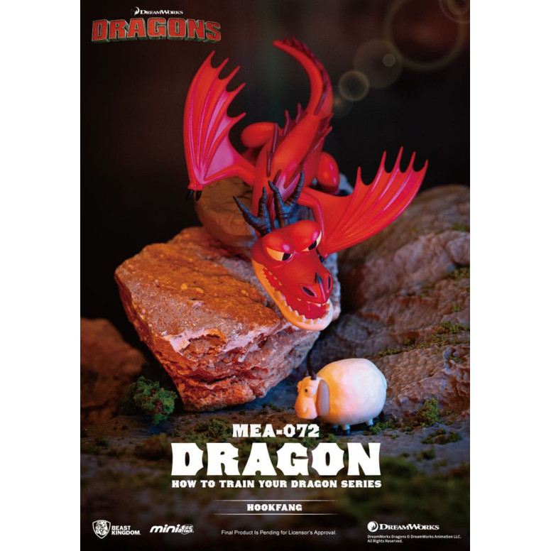 Beast Kingdom - Mini Egg Attack - Come addestrare il tuo Dragon - set di 6 miniature
