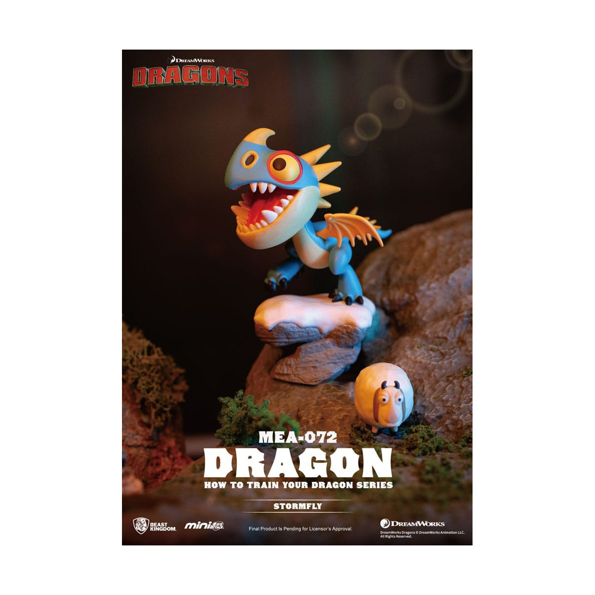 Beast Kingdom - Mini Egg Attack - Come addestrare il tuo Dragon - set di 6 miniature