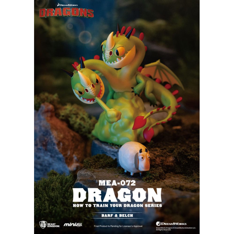 Beast Kingdom - Mini Egg Attack - Come addestrare il tuo Dragon - set di 6 miniature