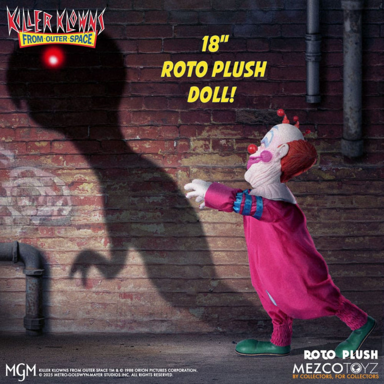 Mezco - Les Clowns tueurs venus d'ailleurs - Roto Doll SLIM - Mega Designer Serie Killer Klowns from Outer Space