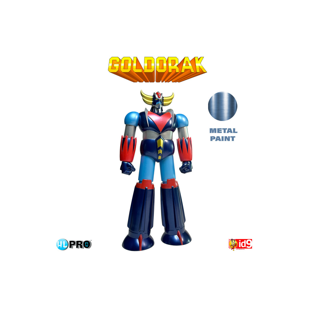 HL Pro - Goldrake (Grendizer) Classic Metallic Paint 23cm (Logo Francais) Figura