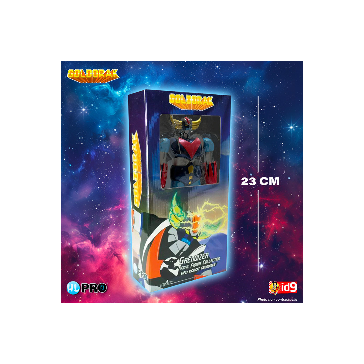HL Pro - Goldrake (Grendizer) Classic Metallic Paint 23cm (Logo Francais) Figura