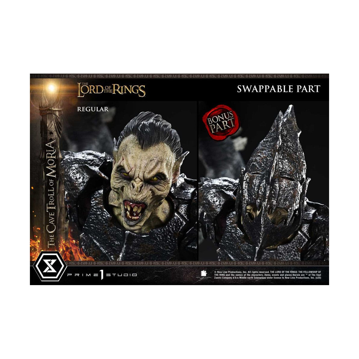 Prime 1 Studio - Troll della Caverna di Moria Versione Bonus - Il Signore degli Anelli Serie Premium Masterline 1/6