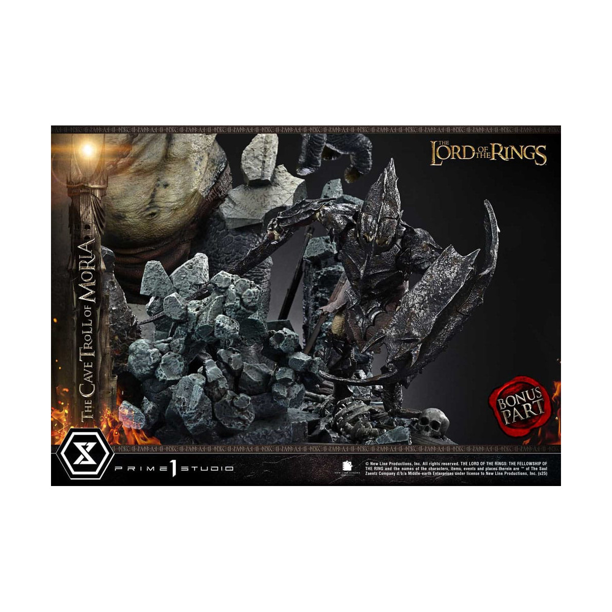 Prime 1 Studio - Troll della Caverna di Moria Versione Bonus - Il Signore degli Anelli Serie Premium Masterline 1/6
