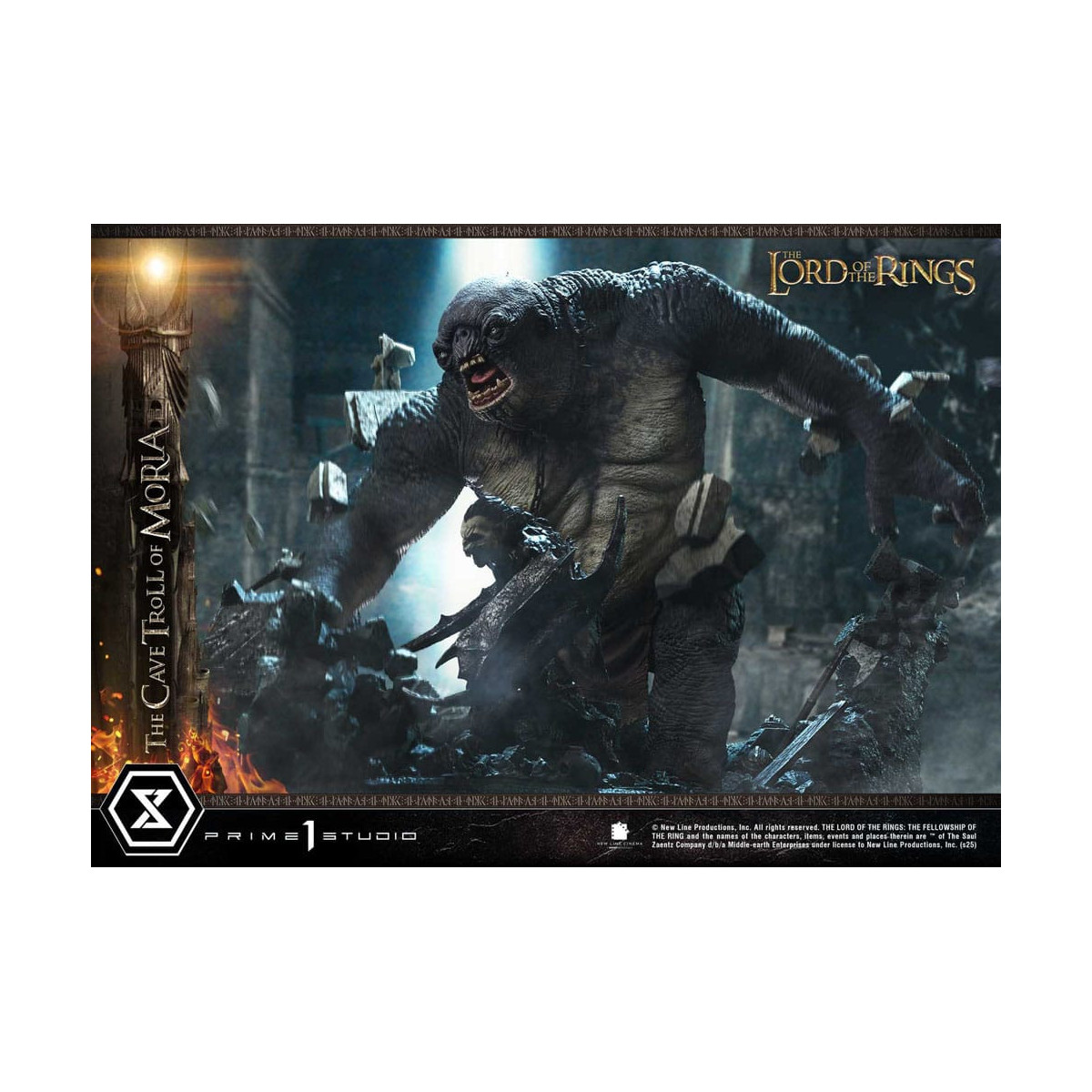 Prime 1 Studio - Troll della Caverna di Moria Versione Bonus - Il Signore degli Anelli Serie Premium Masterline 1/6