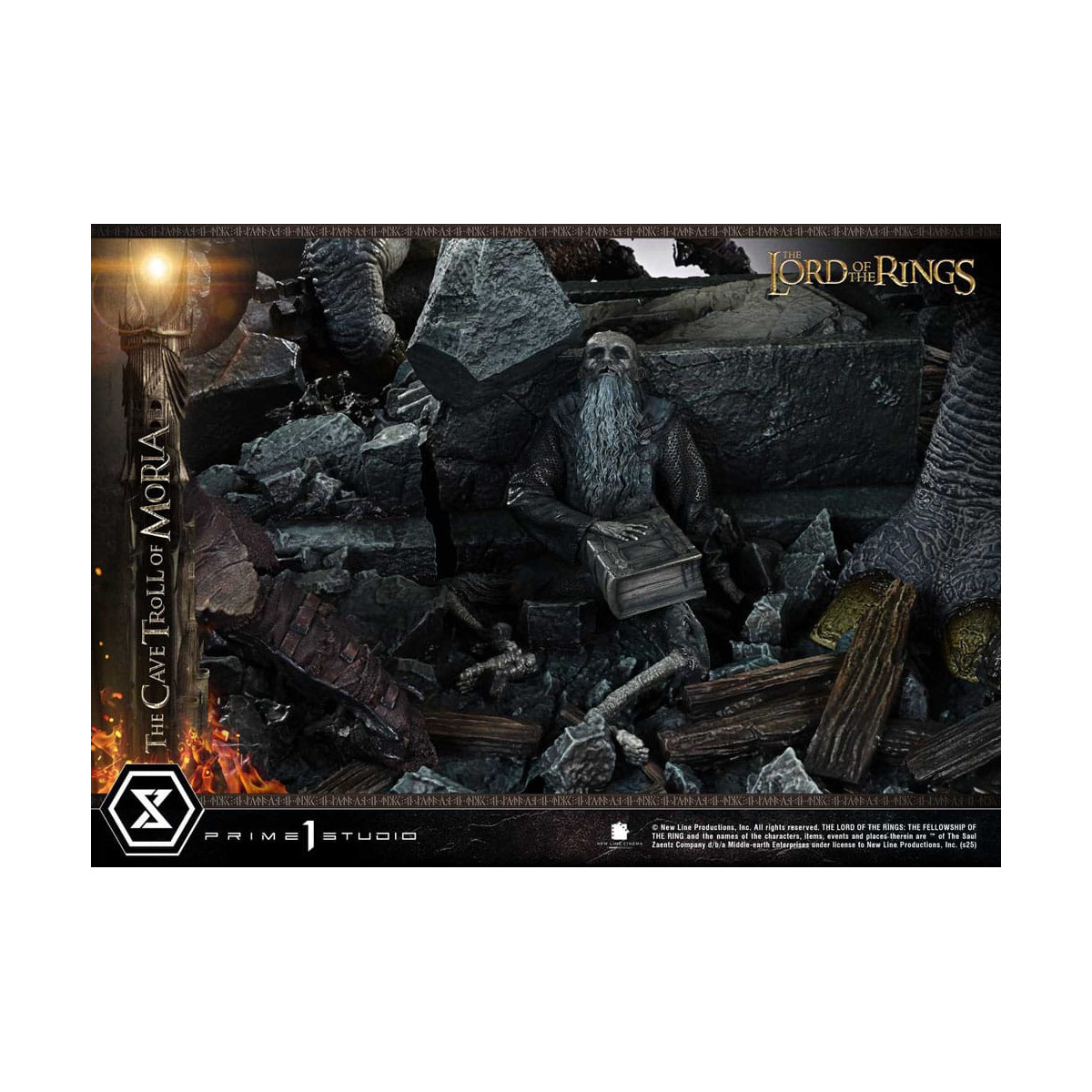 Prime 1 Studio - Troll della Caverna di Moria Versione Bonus - Il Signore degli Anelli Serie Premium Masterline 1/6