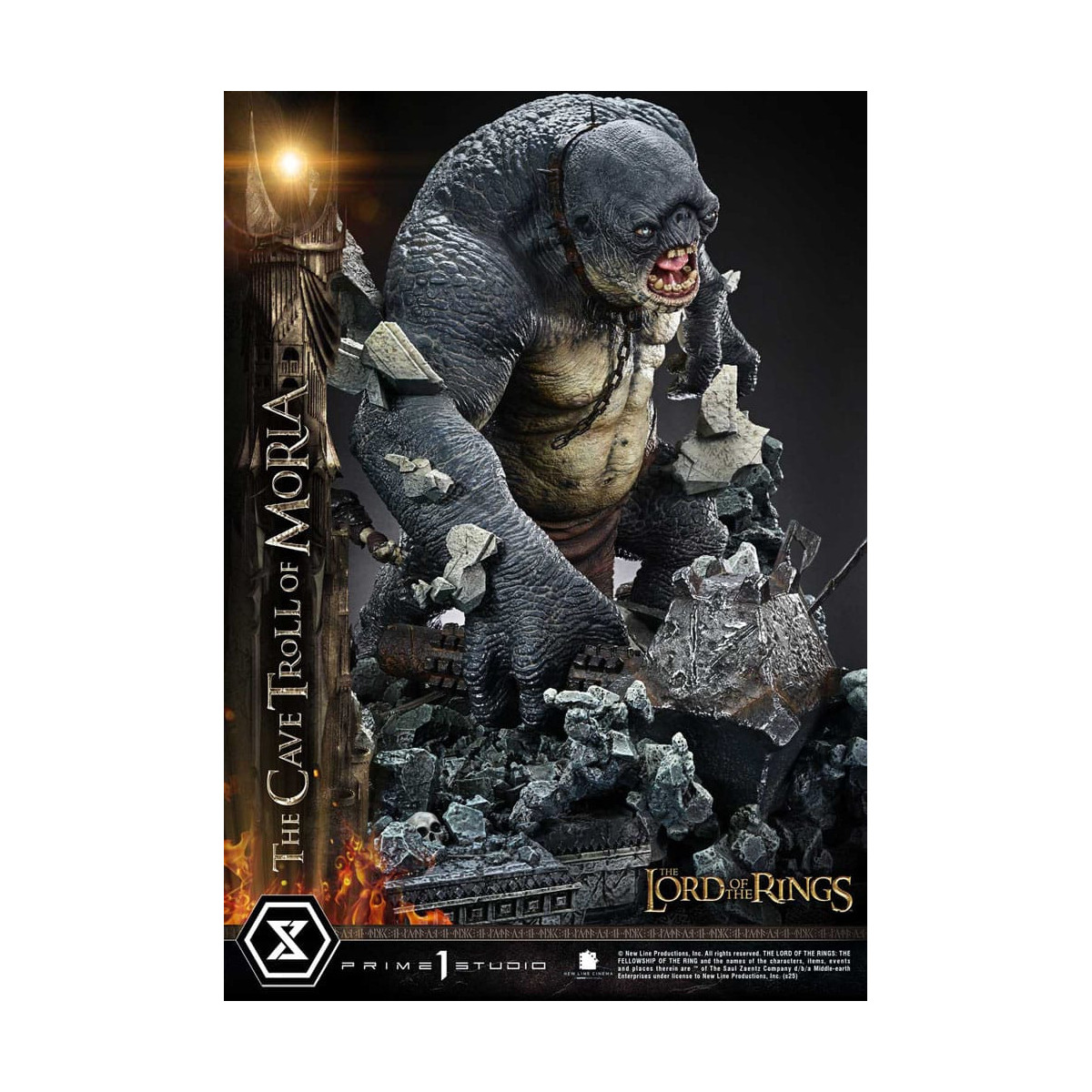 Prime 1 Studio - Troll della Caverna di Moria Versione Bonus - Il Signore degli Anelli Serie Premium Masterline 1/6