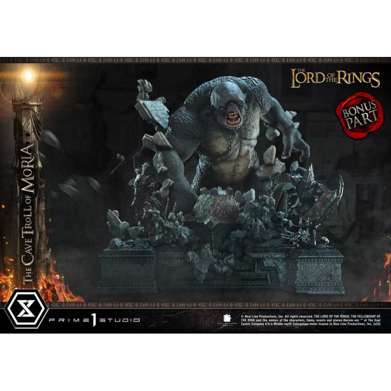 Prime 1 Studio - Troll della Caverna di Moria Versione Bonus - Il Signore degli Anelli Serie Premium Masterline 1/6